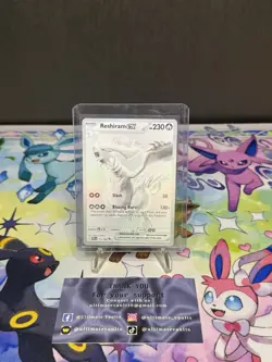 Pokemon TCG White Flare Reshiram EX Card 173/86 - Image 1