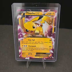 Pokemon Pikachu EX XY84 XY Holo Promo EX 130 HP English Pokemon TCG Card - Image 1