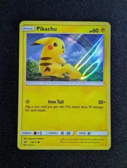 Pikachu - 28/73 (Water Web Holo) 028/073 Promo Miscellaneous Cards & Products Ho - Image 1