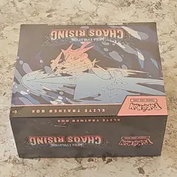 Pokemon TCG Elite Trainer Box Mega Evolution: Chaos Rising English 65 Cards 6+ - Image 2