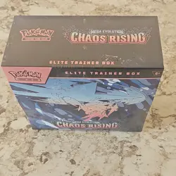Pokemon TCG Elite Trainer Box Mega Evolution: Chaos Rising English 65 Cards 6+ - Image 3