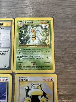 Pokemon Wotc Base Set 2 4 Rare Vintage Card Collection Lot Snorlax Dragonair - Image 3