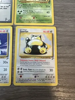 Pokemon Wotc Base Set 2 4 Rare Vintage Card Collection Lot Snorlax Dragonair - Image 4