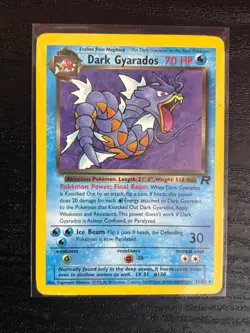 Pokemon TCG Dark Gyarados Card 25/82 Team Rocket - Image 1