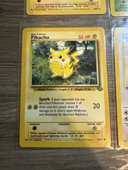 Pokemon Wotc Jungle 4 Rare Vintage Card Collection Lot Snorlax Electrode Pikachu - Image 5