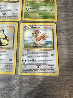 Pokemon Wotc Base Set 2 4 Rare Vintage Card Collection Lot Snorlax Beedrill - Image 5