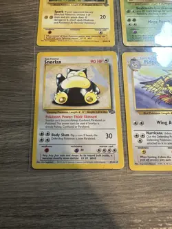 Pokemon Wotc Jungle 4 Rare Vintage Card Collection Lot Snorlax Nidoqueen Pikachu - Image 5