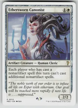 Ethersworn Canonist (White Border) Rare Mystery Booster 2 10 MTG Near Mint 2024 - Image 1