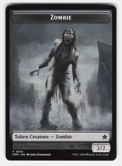 GOBLIN // ZOMBIE DOUBLED-SIDED TOKEN - Magic: The Gathering - Steinbauer LP - Image 1
