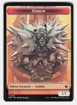 GOBLIN // ZOMBIE DOUBLED-SIDED TOKEN - Magic: The Gathering - Steinbauer LP - Image 2