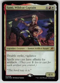Sami, Wildcat Captain Foil Mythic Edge of Eternities 226 MTG Near Mint 2025 - Image 1