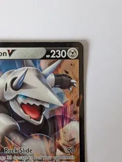 Aggron V 096/172 Swsh09: Brilliant Stars Holo Pokemon LP - Image 3