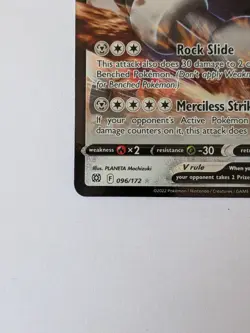 Aggron V 096/172 Swsh09: Brilliant Stars Holo Pokemon LP - Image 4