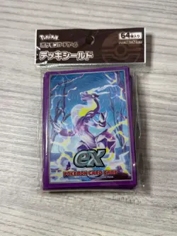 Miraidon Card Sleeves Deck TCG 64 Official Pokemon Center JAPAN EXCLUSIVE - Image 1