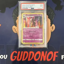 PSA 9 MINT 2022 Pokemon Trick or Trade MISMAGIUS #059 Holo Stamped - Image 1