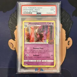 PSA 9 MINT 2022 Pokemon Trick or Trade MISMAGIUS #059 Holo Stamped - Image 2