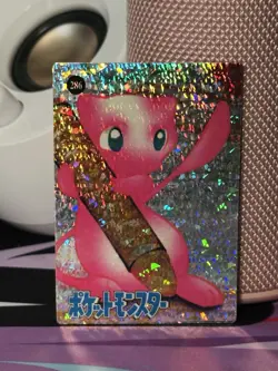 1999 Vintage Pocket Monsters Vending Prism - Crayon Mew, Foil # 286 Eevee LP - Image 1