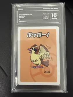 Pokemon Pidgey Old Maid 2019 Japanese PCG 10+ Pristine Like PSA CGC - Image 1