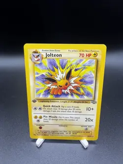 (NM)⚡Jolteon Jungle 1st Edition NON HOLO Rare 20/64 70 HP English - Image 1