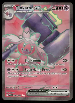 Pokemon Cards Tinkaton ex 240/193 Paldea Evolved Ultra Rare NM - Image 1