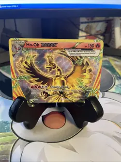 XY154 Ho-Oh Break Mint Holo Black Star Promo Pokemon Card - Image 1