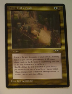 Lim-Dul's Vault MP MTG Alliances Magic the Gathering - Image 1