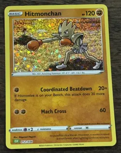 🥊 Hitmonchan 012/034 CLV 🥊 Pokemon TCG Classic Collection NM Holo - Image 1