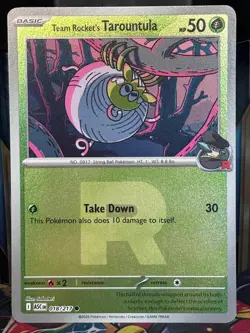 Team Rocket's Tarountula (Team Rocket) 018/217 Common Ascended Heroes Pokemon NM - Image 1
