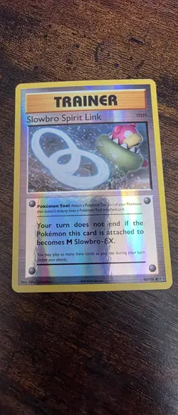 Slowbro Spirit Link 86/108 Uncommon Evolutions Pokemon Reverse Holo Near Mint - Image 1