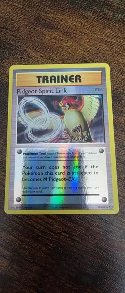 Pidgeot Spirit Link 81/108 Uncommon Evolutions Pokemon Reverse Holo Near Mint - Image 1