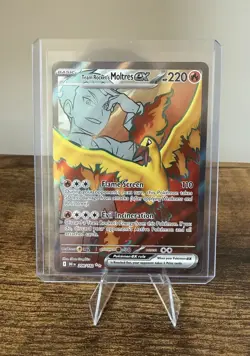 Pokemon TCG Team Rockets Moltres EX#208/182 Destined Rivals - Image 1