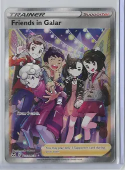Friends in Galar TG23/TG30 Ultra Rare Silver Tempest Trainer Gallery Pokemon NM - Image 1