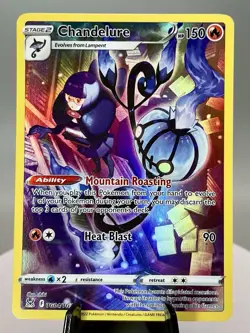 Chandelure TG04/TG30 Holo Lost Origin Trainer Gallery Pokemon NM/M - Image 1