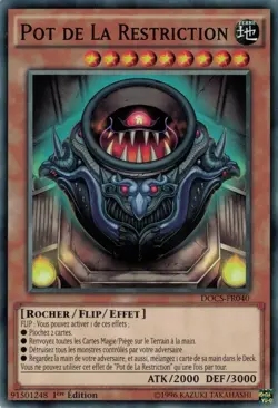 Yu-Gi-Oh! - Pot de la Restriction - MINT/NMINT - FR - 1st - Image 1