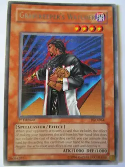 Yugioh! Gravekeeper's Watcher Pgd-064 1st Edition Rare Moderate Play!! - Image 1