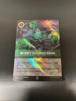 Disney Lorcana Enchanted We Don't Talk About Bruno Card EN-4 213/204 - Image 1