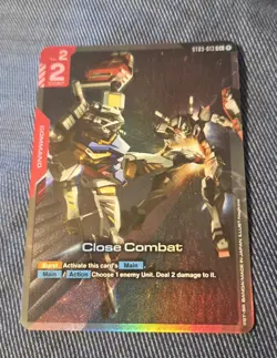 Close Combat C+ ST03-013 NM Gundam Card Game Clan Unity ST06 - Image 1