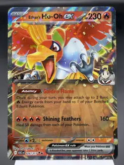 Ethan’s Ho-Oh ex 026/217 - Ultra Rare Holo - Ascended Heroes Pokemon Card MINT - Image 1