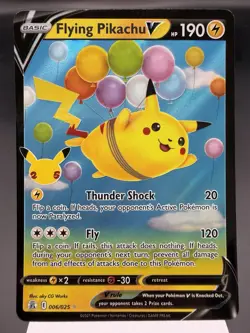 Flying Pikachu V 006/025 - Ultra Rare Holo - Celebrations Pokemon Card NM - Image 1