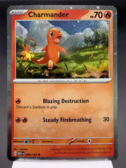 Charmander 004/165 - Cosmos Holo Promo - 151 Pokemon Card MINT - Image 1