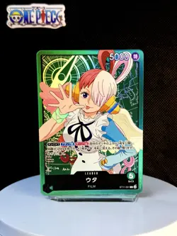 One Piece Card Game 🏴‍☠ST11-001 Uta "Leader" NM Alt Art Foil JPN US Seller - Image 1