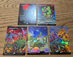 MTG TMNT Source Material x5 Foil Underworld reach All Will Be One NM - Image 1