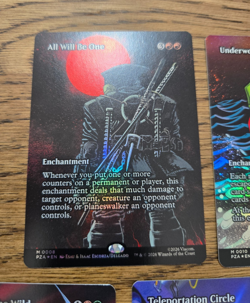 MTG TMNT Source Material x5 Foil Underworld reach All Will Be One NM - Image 2