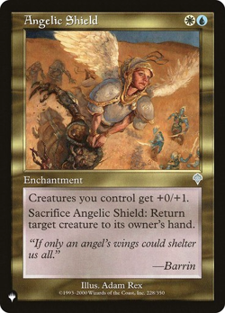MTG - Angelic Shield - The List - Magic the Gathering - Image 1