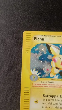 Pokemon Pichu 22/165 Expedition - Holo Rare ITA WOTC E-Series Vintage - Image 3