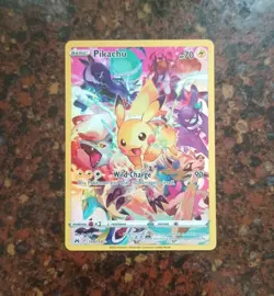 Pikachu Secret Rare Card 160/159 Crown Zenith Pokemon Tcg Nm-M Condition - Image 1