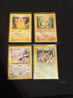 Pokemon TCG Neo Genesis/base set Unlimited Regular Lot 4 - Image 1