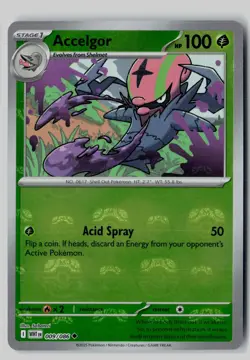 Accelgor (Poke Ball Pattern) 009/086 Uncommon White Flare Pokemon Holo NM - Image 1