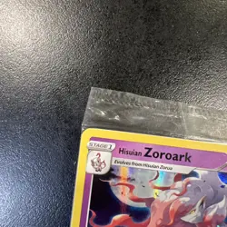 Hisuian Zoroark 076/196 EB Games Promo Pokemon Card Holo Lost Origin Mint Sealed - Image 3
