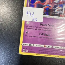 Hisuian Zoroark 076/196 EB Games Promo Pokemon Card Holo Lost Origin Mint Sealed - Image 5